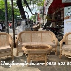 Bàn ghế sofa mây mắt cáo 446486