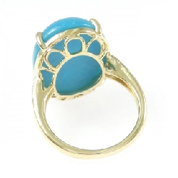 Nhẫn Turquoise K18YG 10.00CT - Hàng hiệu Chính hãng 852351