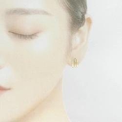 K18YG Bông tai kim cương 0.14CT - Hàng hiệu Chính hãng 874506