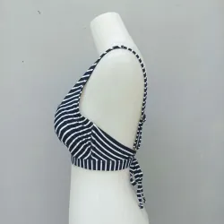 Áo bra tập thể dục tập Gym màu sọc đen 932387