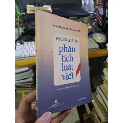 Phương pháp phân tích luật viết 2020 TS.Nguyễn Ngọc Điện mới 90% GIÁO TRÌNH, CHUYÊN MÔN HCM1709