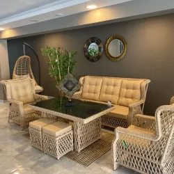 Sofa giả mây phòng khách 1010255