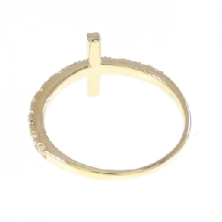 Nhẫn kim cương K18YG chéo 0.35CT - Hàng hiệu chính hãng 848123