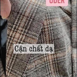 Áo blazer dạ kẻ - sz M 49434