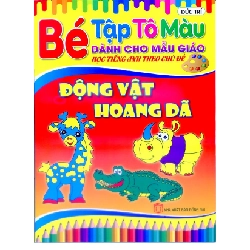 Bộ 4 quyển Bé Tập Tô màu Theo Chủ Đề: Động Vật Nuôi, Động Vật Hoang Dã, Các Loại Trái cây, Các Loại Rau Củ 276016