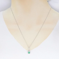 Dây chuyền ngọc lục bảo PT900/PT850 0.43CT - Hàng hiệu Authentic 860286