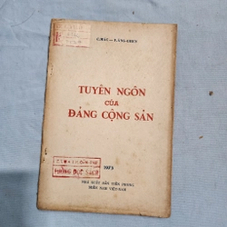 Tuyên ngôn của Đảng Cộng sản | Mác. Ăng ghen | 1973
