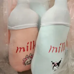 Thú bông hình bình sữa màu hồng 1027267