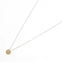 K18YG Solitaire Dây chuyền kim cương - Hàng hiệu Chính hãng 860153