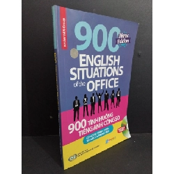 [Phiên Chợ Sách Cũ] 900 Tình Huống Tiếng Anh Công Sở Công Việc Hành Chính - Xin Việc Và Phỏng Vấn - Nhân Văn Group 0712