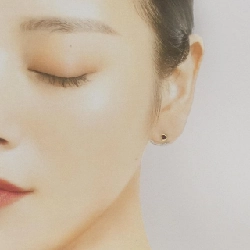 K18YG Garnet Bông tai - Hàng hiệu Chính hãng 868216