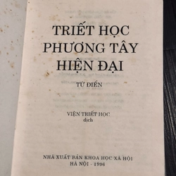 Từ điển triết học phương Tây hiện đại 522217