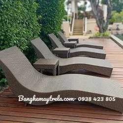 Ghế hồ bơi tắm nắng mây nhựa 723112