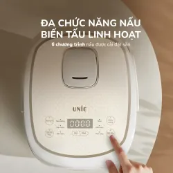 🔥 NỒI CƠM ĐIỆN LÒNG GỐM CAO CẤP UNIE URC818 – CHỐNG DÍNH TỰ NHIÊN, DUNG TÍCH 1.8L 🍚 798220