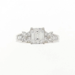 Nhẫn kim cương PT900 1.091CT E VS1 cắt hình thoi - Hàng hiệu Authentic 879389