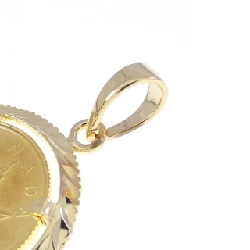 Mặt dây chuyền đồng xu 18KYG (khung) - Hàng hiệu Authentic 865328