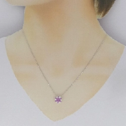 K18WG/18KWG Sapphire Necklace - Hàng hiệu Authentic 863996