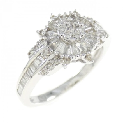 Nhẫn kim cương K18WG 0.62CT