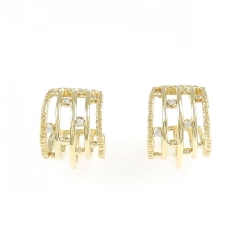 K18YG Bông tai kim cương 0.02CT - Hàng hiệu Chính hãng