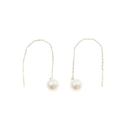 Bông tai ngọc trai Akoya Tasaki 7.8mm - Hàng hiệu Chính hãng