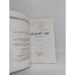 Ra quyết định thông minh mới 80% có chữ ký 2012 HCM0509 911903