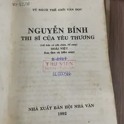 NGUYỄN BÍNH THI SĨ CỦA YÊU THƯƠNG  689823