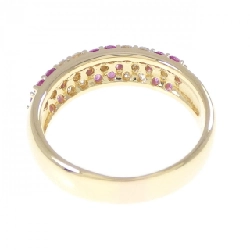 Nhẫn Sapphire Hoa K18YG 0.60CT - Hàng hiệu Chính hãng 848241