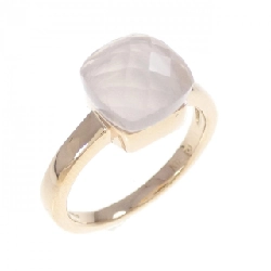 Nhẫn Rose Quartz K18PG - Hàng hiệu Chính hãng