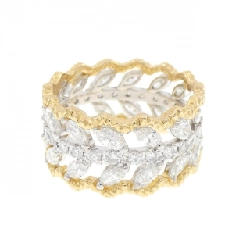 Nhẫn kim cương K18YG/PT900 2.15CT