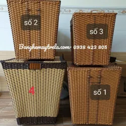 Sọt đựng đồ mây nhựa giá rẻ