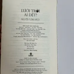 Lưới Trời Ai Dệt? (Có chữ ký tác giả) - Nguyễn Tường Bách 788598