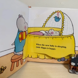 📘Little  Hippo's New baby (a lift-the-flap story) 🦛 527358