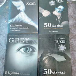 Bộ 4 cuốn 50 sắc thái Xám, Đen, Tự đó và Grey 181051