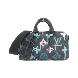 Túi xách Boston Louis Vuitton Monogram Eclipse (LV Graffiti Veil) Keepall Bandoulière 25cm M21399
