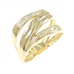 Nhẫn kim cương K18YG 0.09CT - Hàng hiệu chính hãng