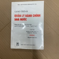 Giáo Trình Quản Lý Hành Chính Nhà Nước 307184