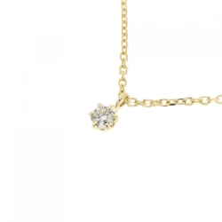 K18YG Solitaire Dây chuyền kim cương 0.05CT - Hàng hiệu Chính hãng 863198