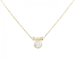 K18YG Dây chuyền kim cương 0.38CT - Hàng hiệu Chính hãng