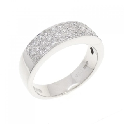 Nhẫn kim cương Pavé K18WG 0.38CT