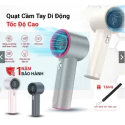 Quạt sạc cầm tay mini gió mạnh,100 tốc độ gió 991654