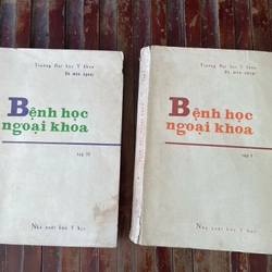 Bệnh hoạ ngoại khoa 1+2 ; khổ lớn, 1976; sách y học, Tây y hiện đại
