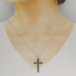 Dây chuyền kim cương 750WG/K18WG - Hàng hiệu Authentic 2.53CT 856231