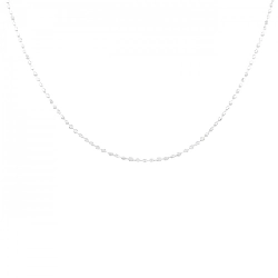 K18WG Dây chuyền bóng - Hàng hiệu Authentic