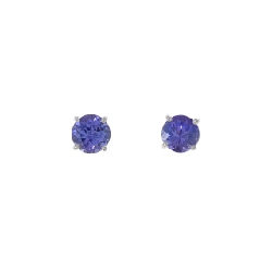 Bông tai Tanzanite PT900 2.40CT - Hàng hiệu Chính hãng