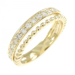 Nhẫn kim cương K18YG 0.37CT