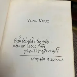 Vọng Khúc - Phan Thị Ngôn Ngữ - Văn học hải ngoại - có chữ ký tác giả 1045177