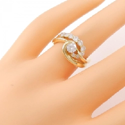 Nhẫn kim cương K18YG 0.72CT 671082