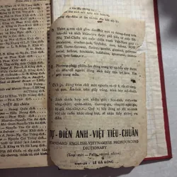 Tự điển Anh việt tiêu chuẩn - Lê Bá Kông (sách trước 1975) 720626
