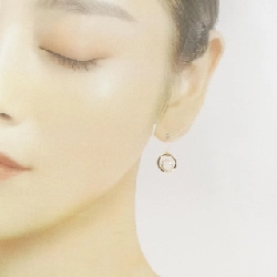 K18YG Bông tai kim cương 0.10CT - Hàng hiệu Chính hãng 869615