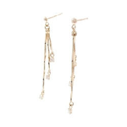 K18PG Bông tai kim cương 0.20CT - Hàng hiệu Chính hãng 869206